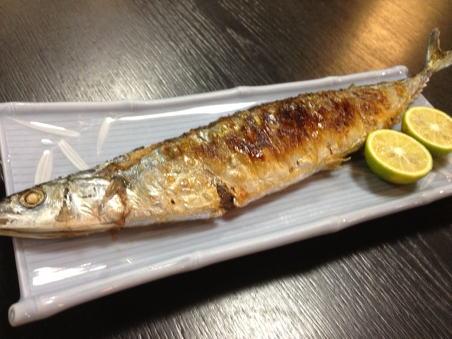 サンマの塩焼き