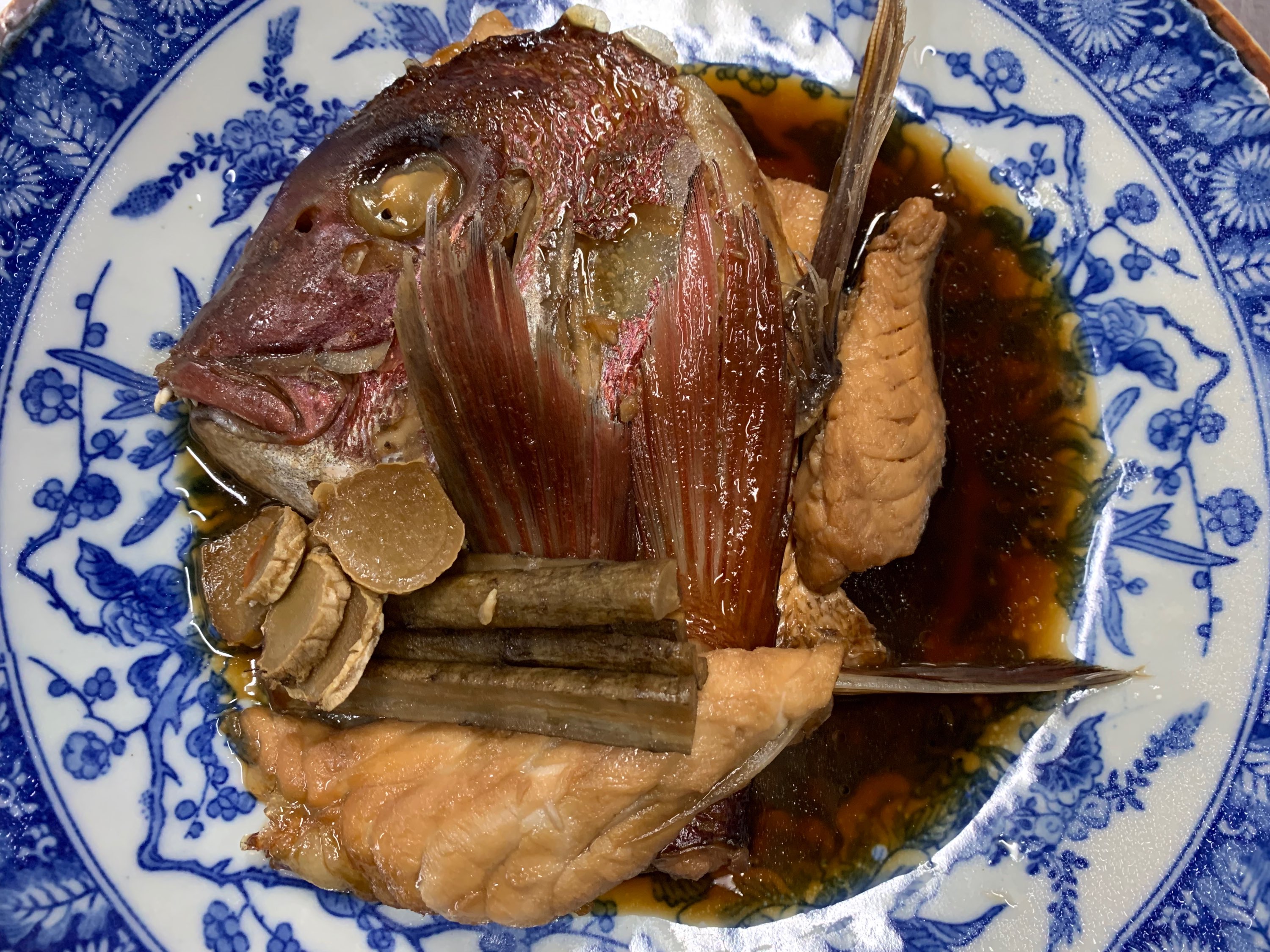 鯛のかぶと煮