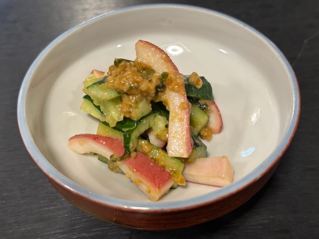 タコときゅうりの三升漬