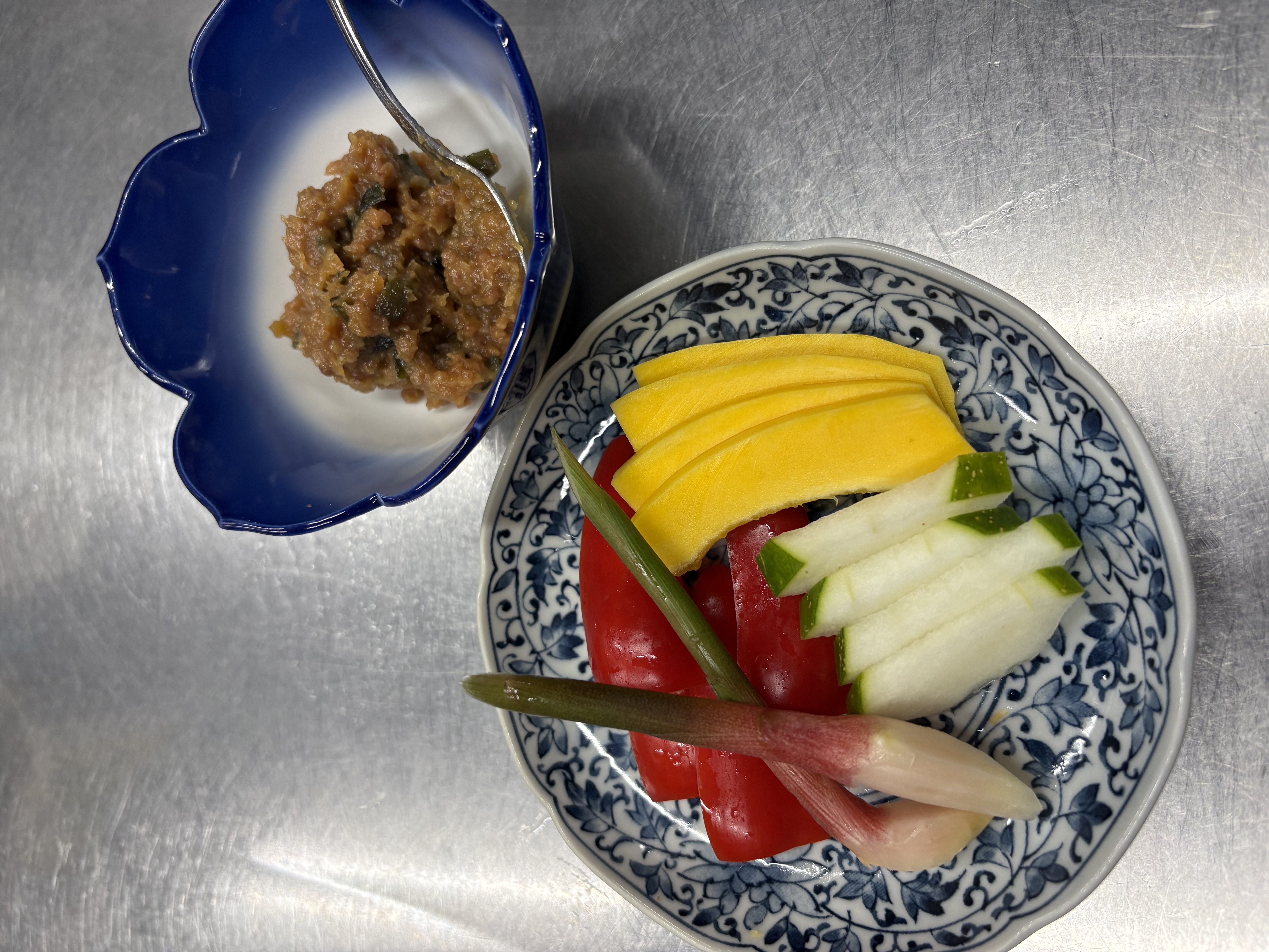 夏野菜肉みそ