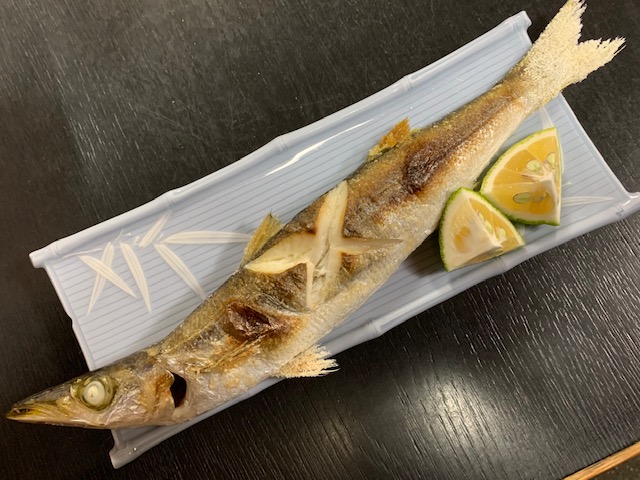 カマスの塩焼き